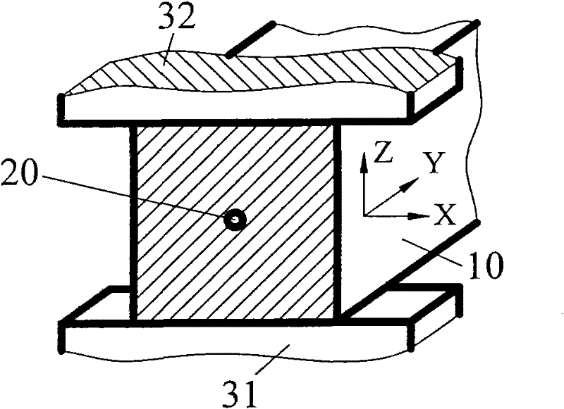 Method for eliminating method of inner cavity of shaft type heavy forged piece