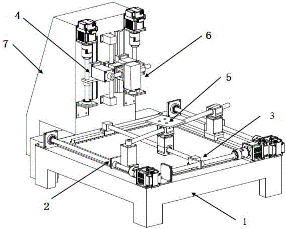 Five-axis parallel machine tool