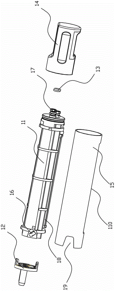 A dual-motion telescopic cleaning pipe