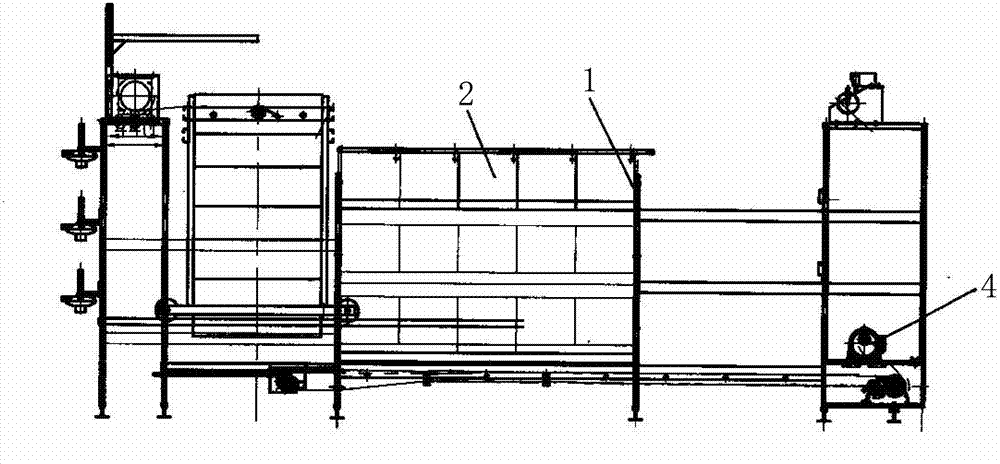 Cascade type chicken raising equipment