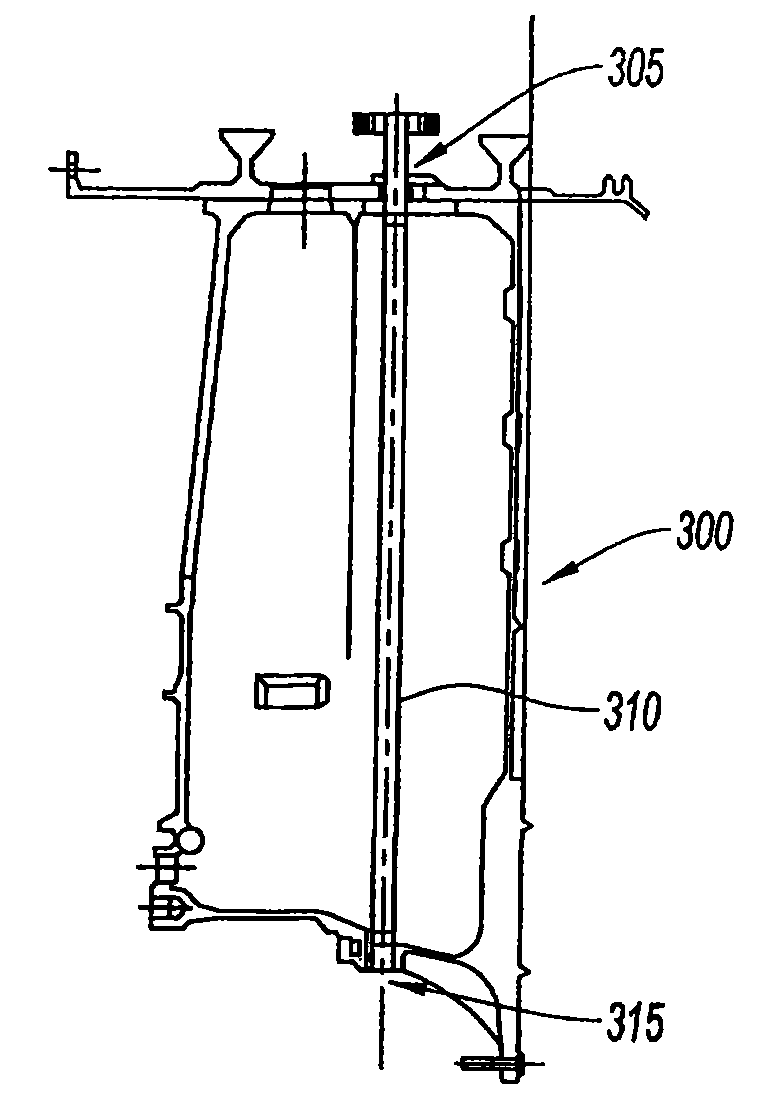 Intermediate casing of turbojet