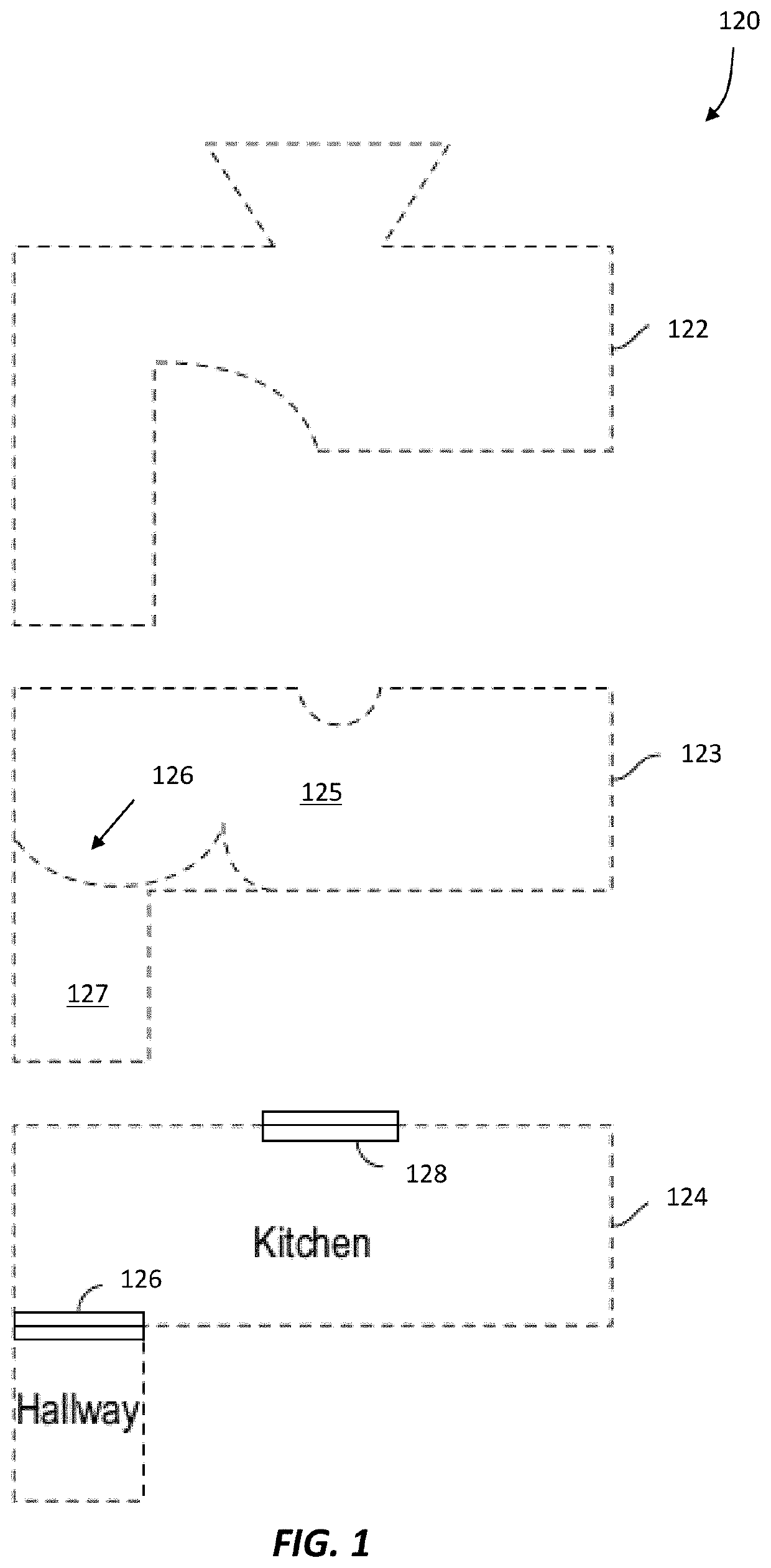 System and method of automatic room segmentation for two-dimensional laser floorplans