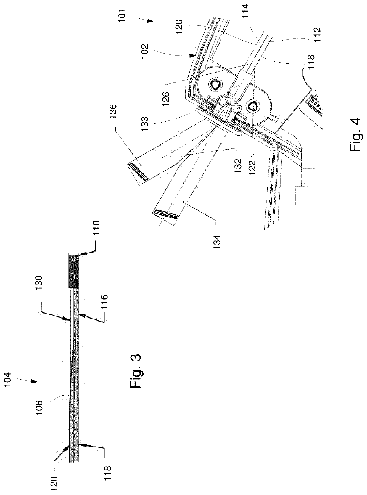 Flexible ureteroscope with quick medical device access and exchange