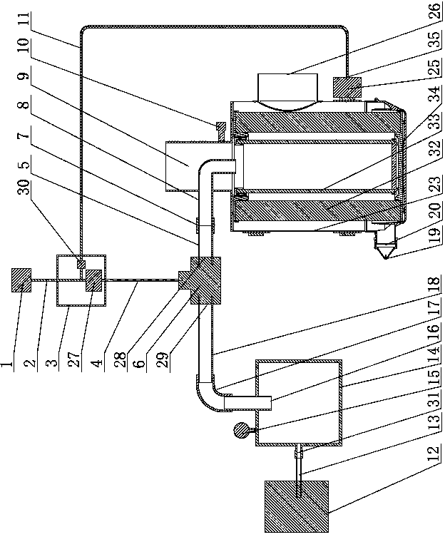 Self-cleaning air filter and self-cleaning step thereof