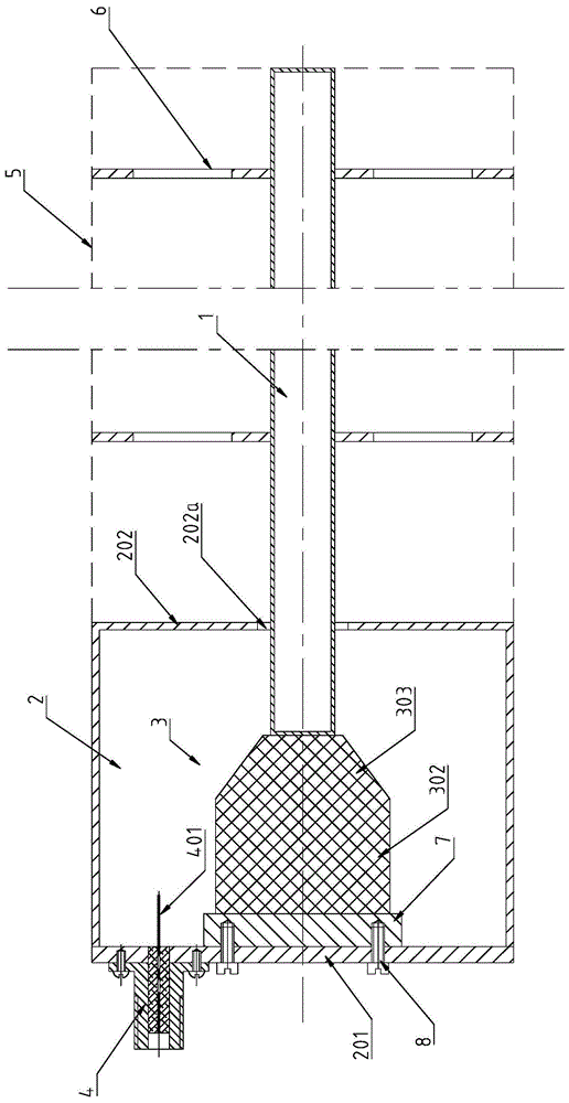 A microwave excitation device for electrodeless lamp