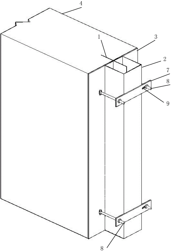 Construction method of vertical waterstop structure for expansion joints in concrete engineering