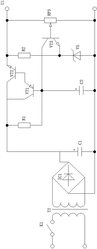 Circuit applied to negative ion air cleaner