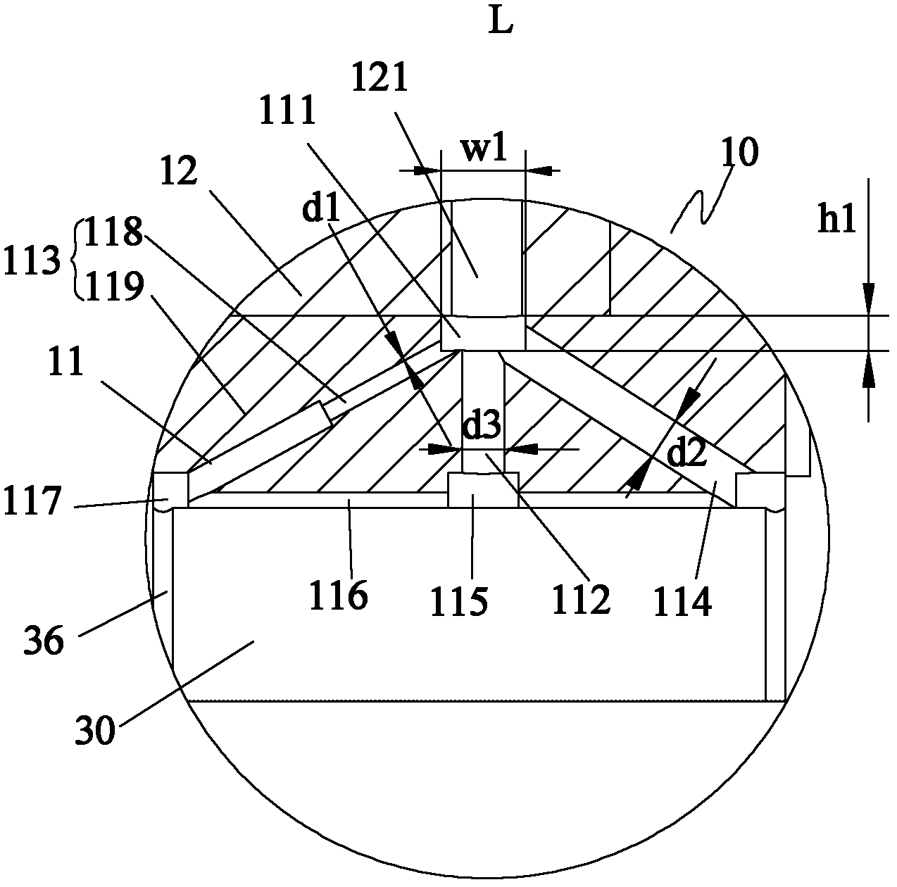 Rear bearing of motor as well as centrifugal compressor and refrigeration equipment comprising same