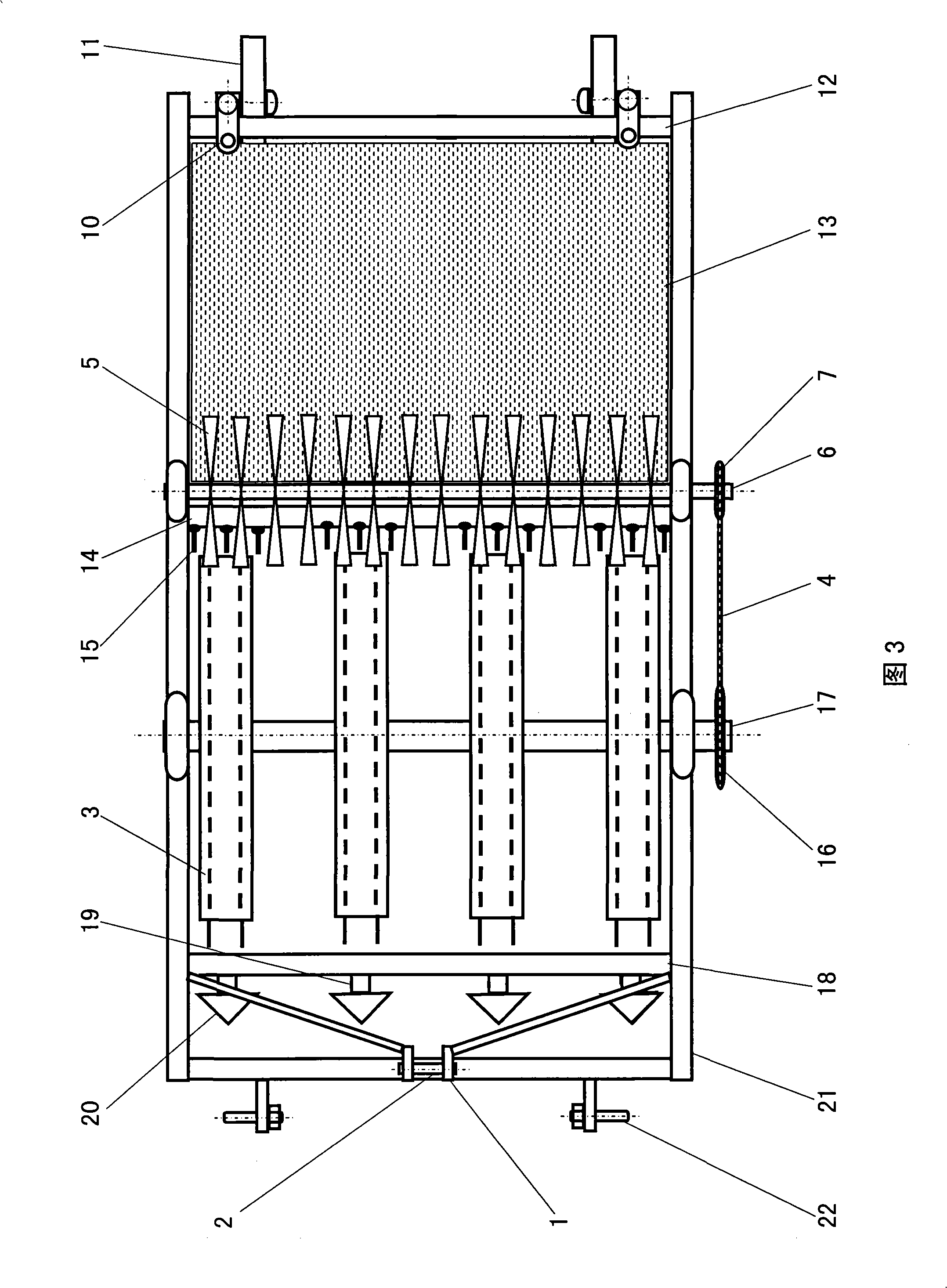 Combination type recovering machine for residual-film between seedlings