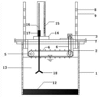Device and method for simulating resuspension of sediment under action of vertical wind-driven circulation in shallow lake