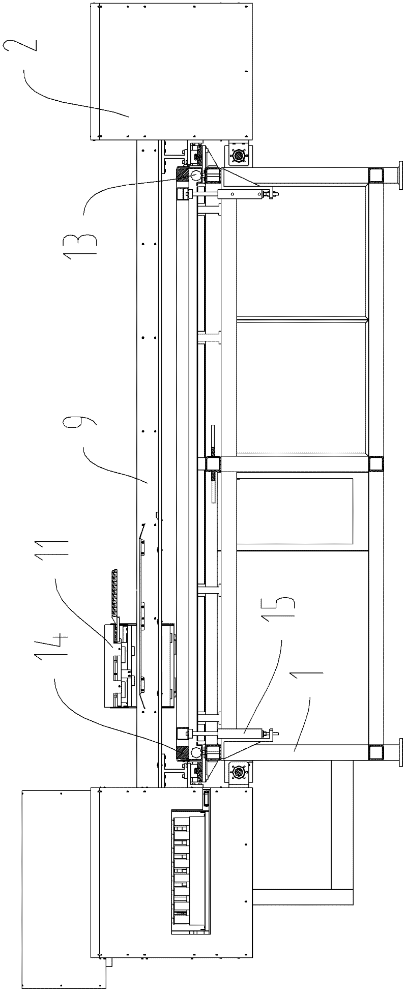Continuous type platform printing device