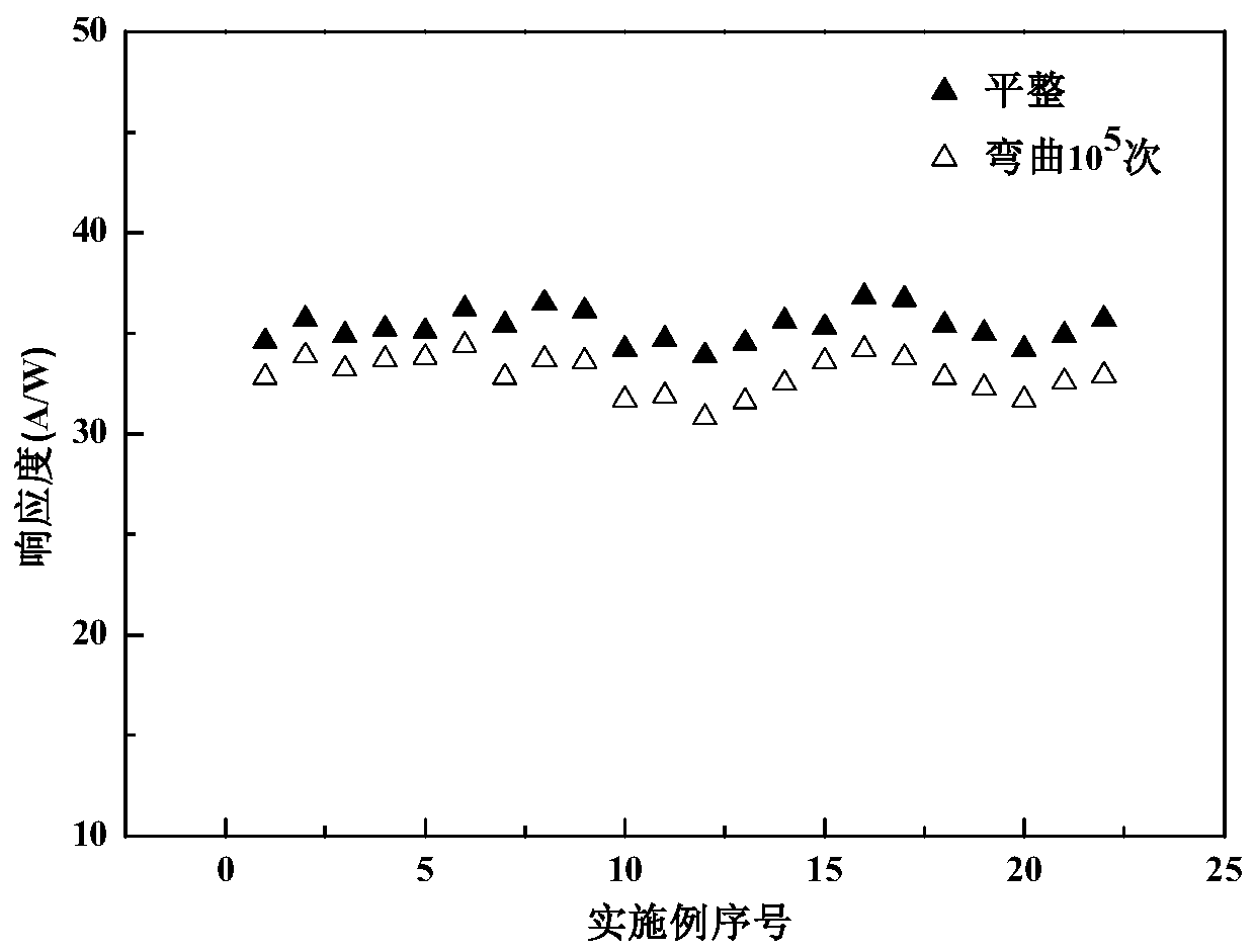 Doped halogen perovskite ferroelectric material and fully inorganic flexible light detector thereof