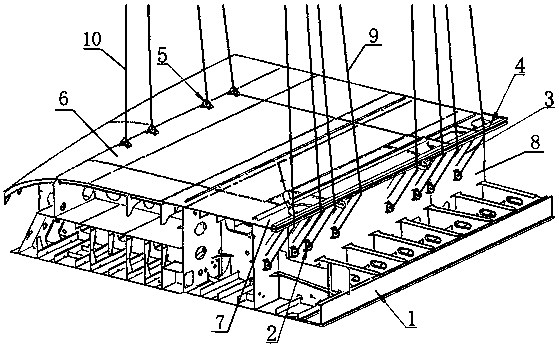 Hoisting method of boardside section provided with shell plate bulwark and hatch coaming
