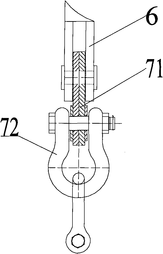 Special lifting tool for steel containment vessel of nuclear power station and lifting method