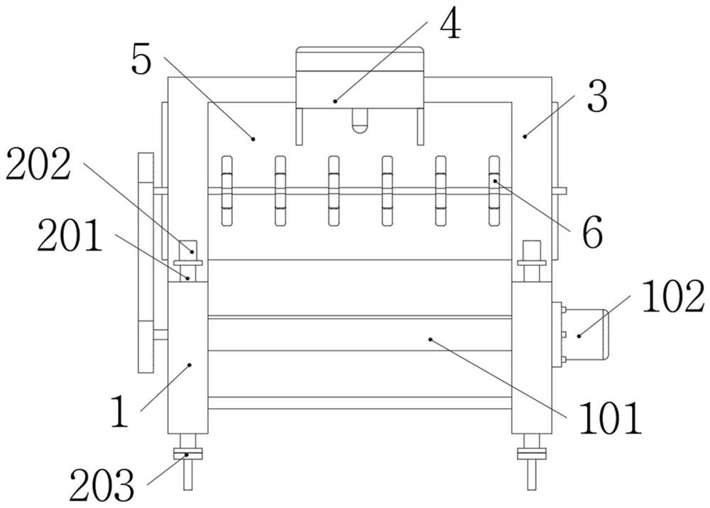 Feed conveying mechanism for pulping and papermaking spectrum detection equipment