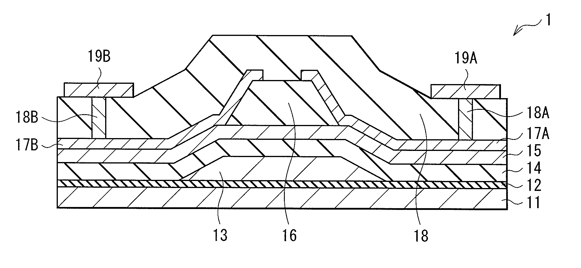 Thin film transistor, display device, and electronic device