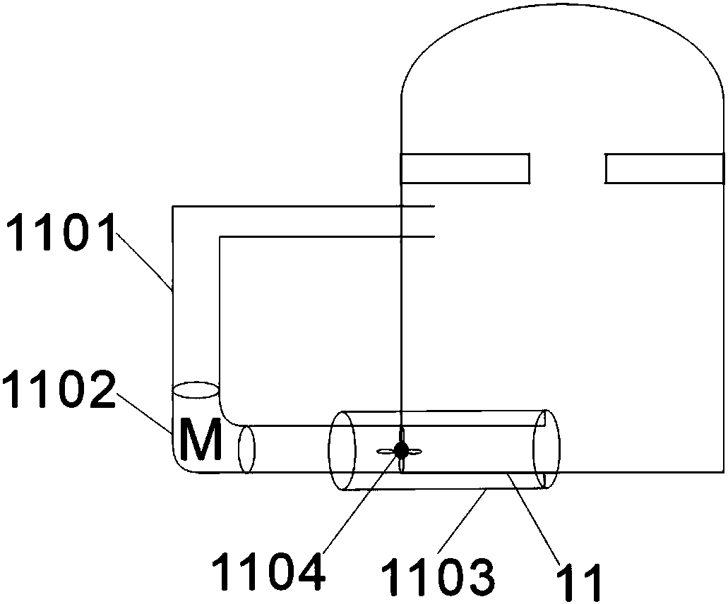 Integrated canning system of emulsified liquid detergent preparation device