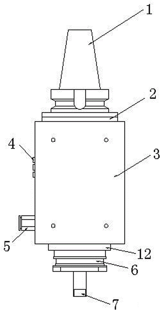 A general-purpose ultrasonic-assisted internal flushing liquid electric discharge milling tool head and its manufacturing method