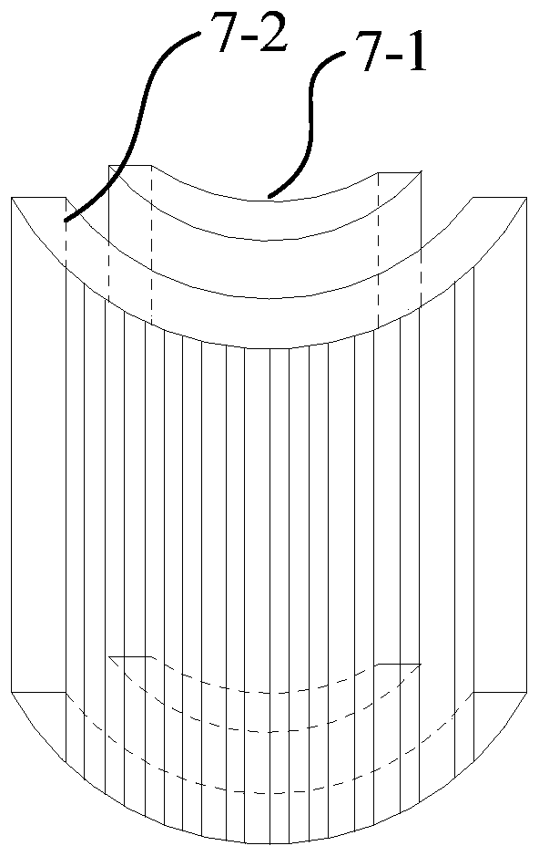 Stepped rotary shearing device for gas hydration separation