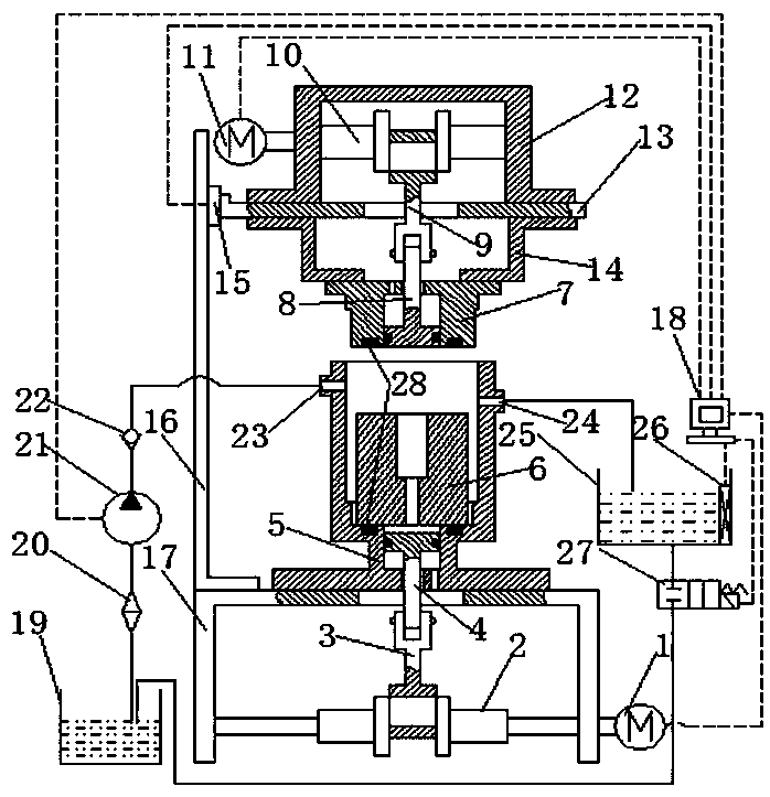 Double-drive hole wall machining system and method