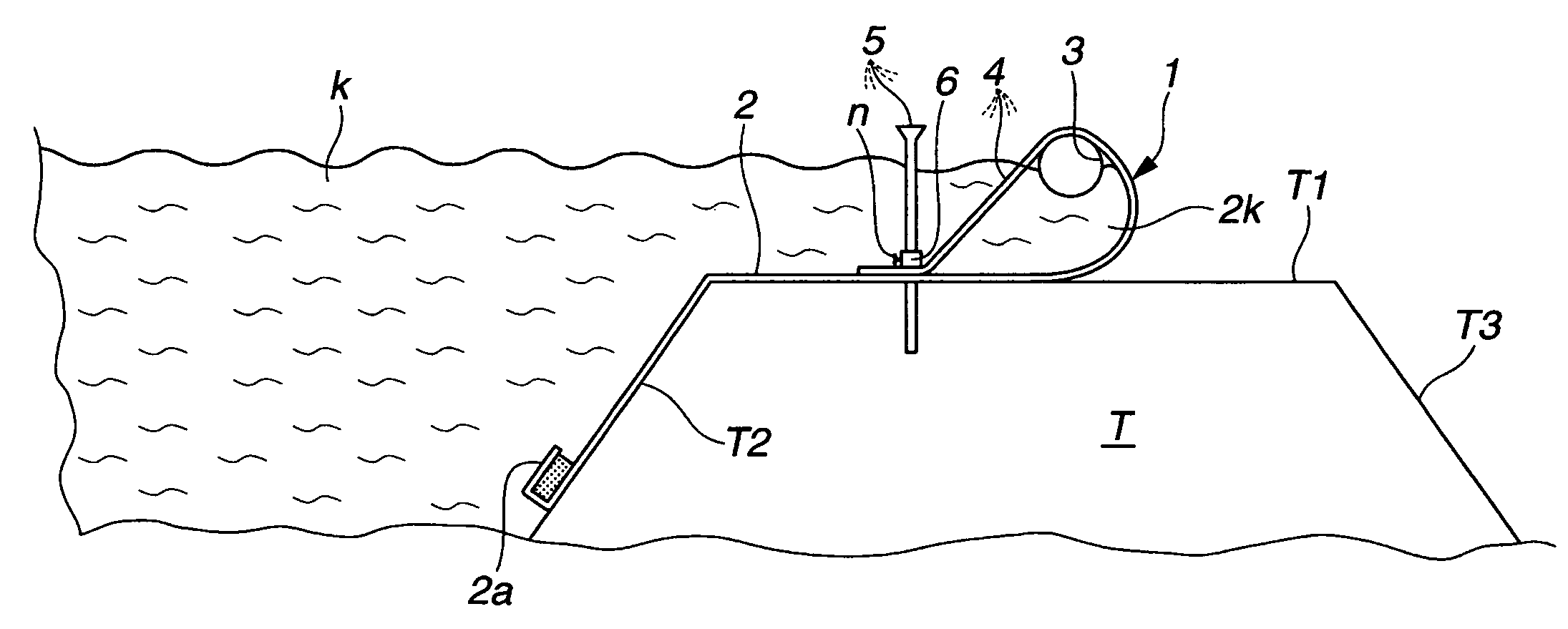 Floating levee sheet