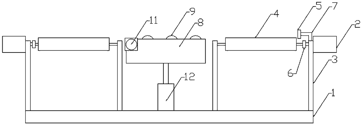 Feeding device for plate splicing welding