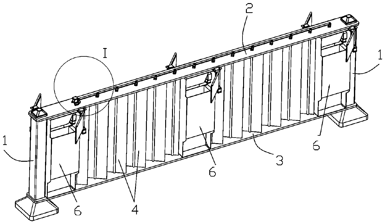 Lighting method of intelligent road lighting isolation belt