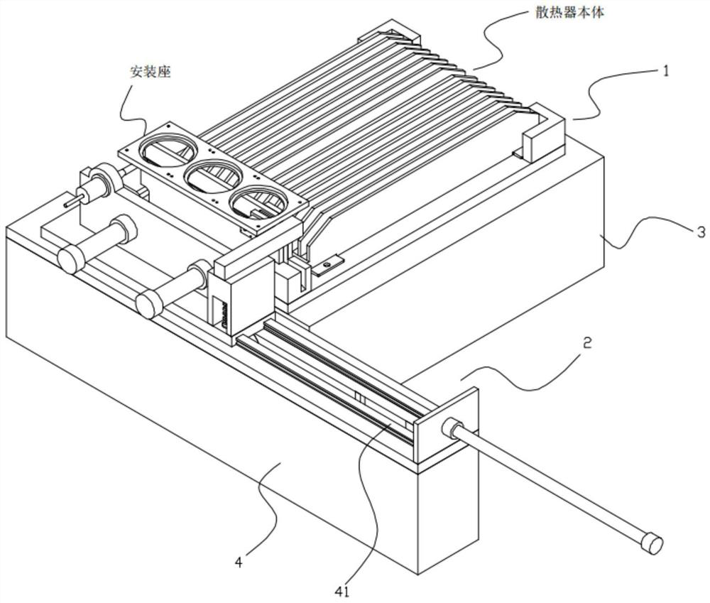 A small assembly equipment for a radiator