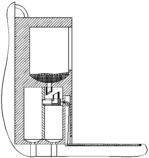 An organic fertilizer collection device for agricultural planting