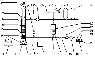 Wave compensation piston tensioner and use method thereof