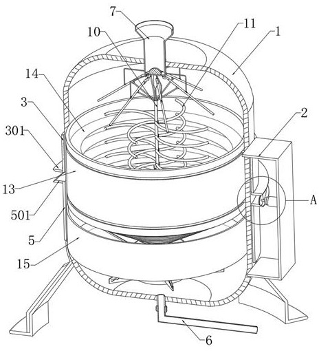 A polymerization kettle for the production of pvc plastic anti-impact agent