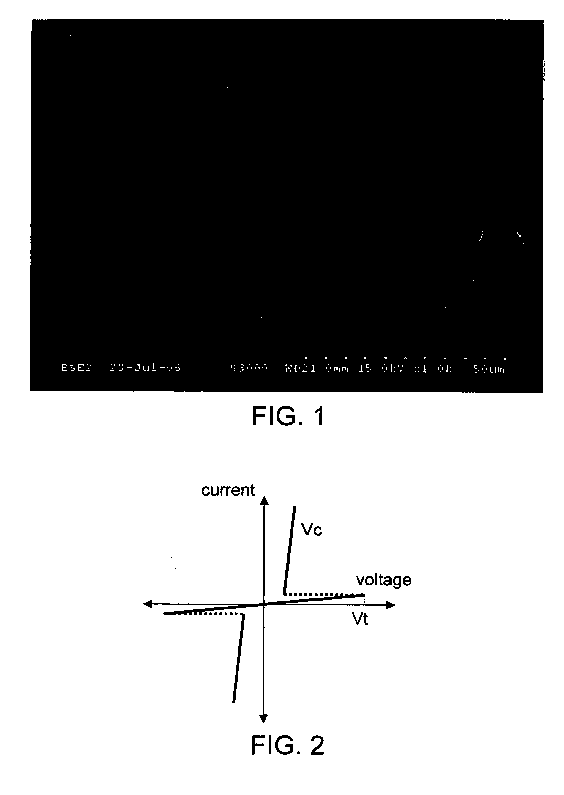 Structure and material of over-voltage protection device and manufacturing method thereof