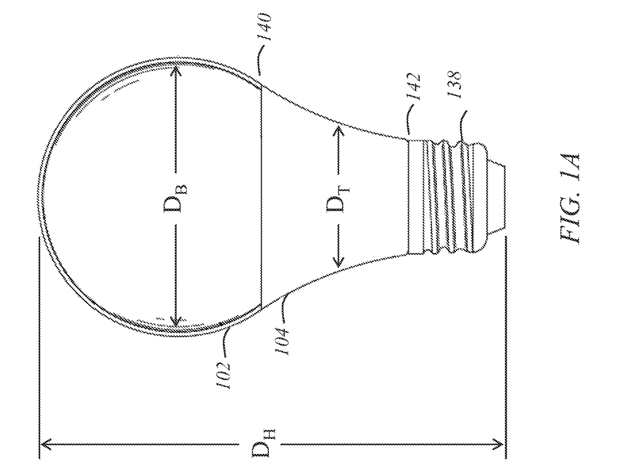 Fast start RF induction lamp with metallic structure