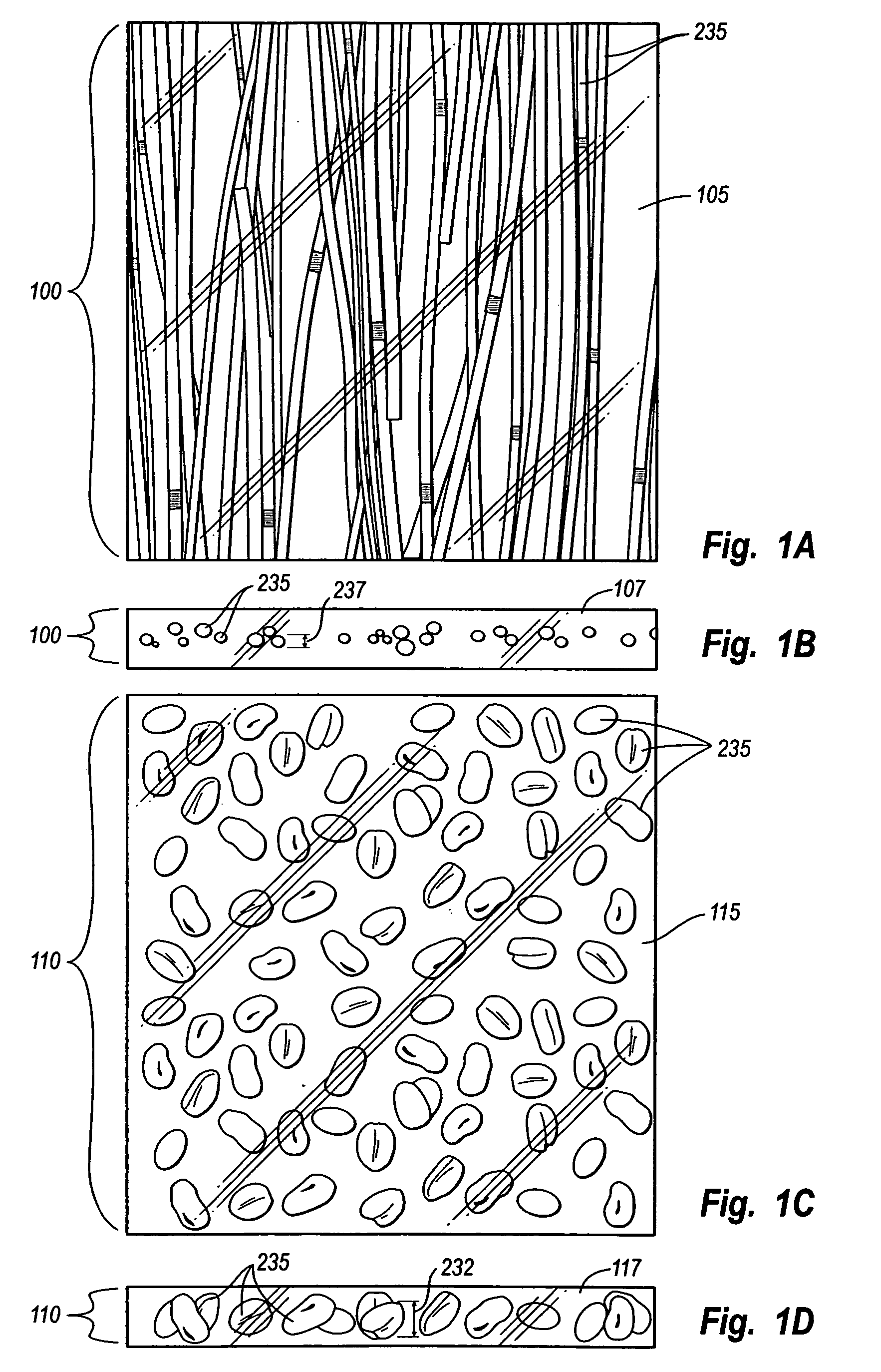 Architectural laminate panel with embedded compressible objects and methods for making the same