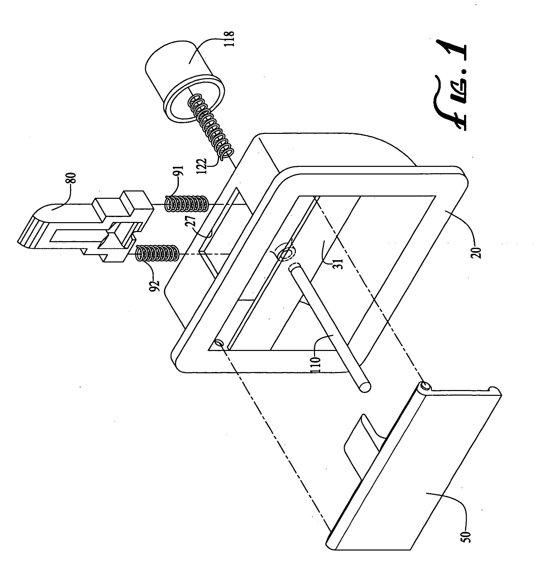Flush handle latch mechanism