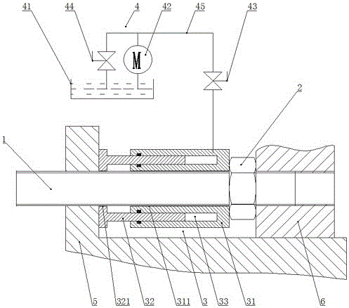 Internal mixing chamber dismounting and mounting device of internal mixer