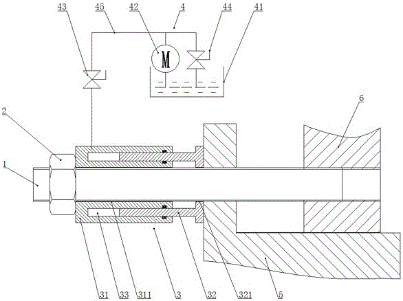 Internal mixing chamber dismounting and mounting device of internal mixer