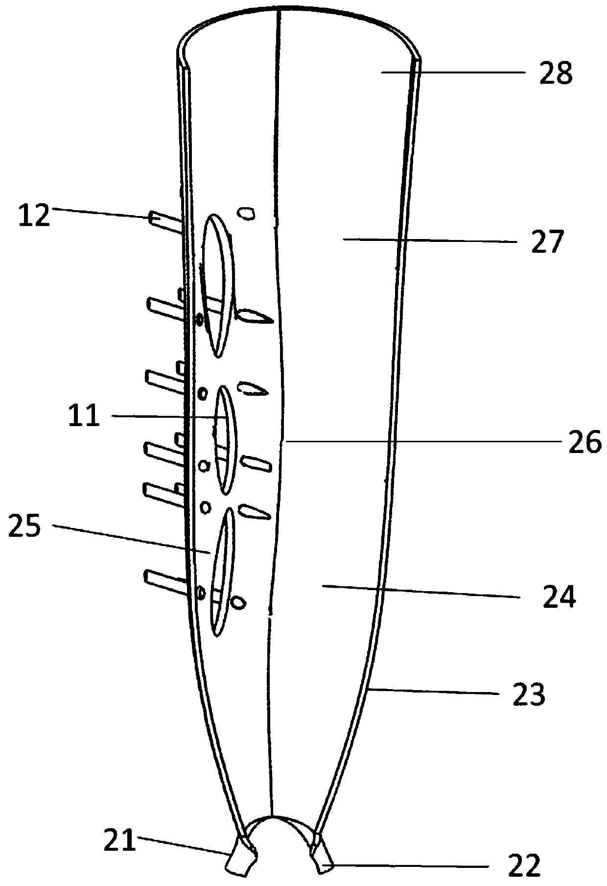 Osteotomy guide plate for body surface lower limb malformation correction operation and preparation method thereof