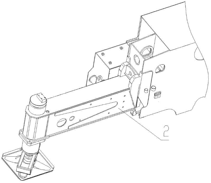 Supporting leg and applied crane thereof