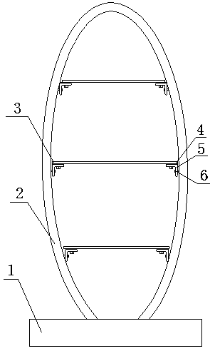 Novel display cabinet