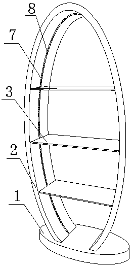 Novel display cabinet