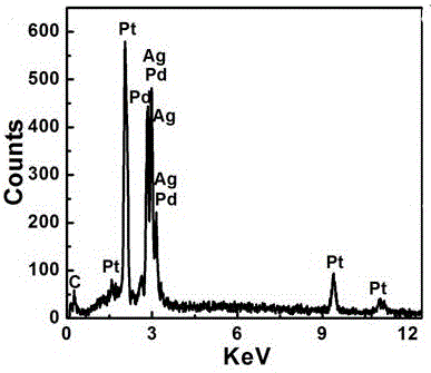 a pd  <sub>2</sub> ptag nanocrystal and its preparation method and application