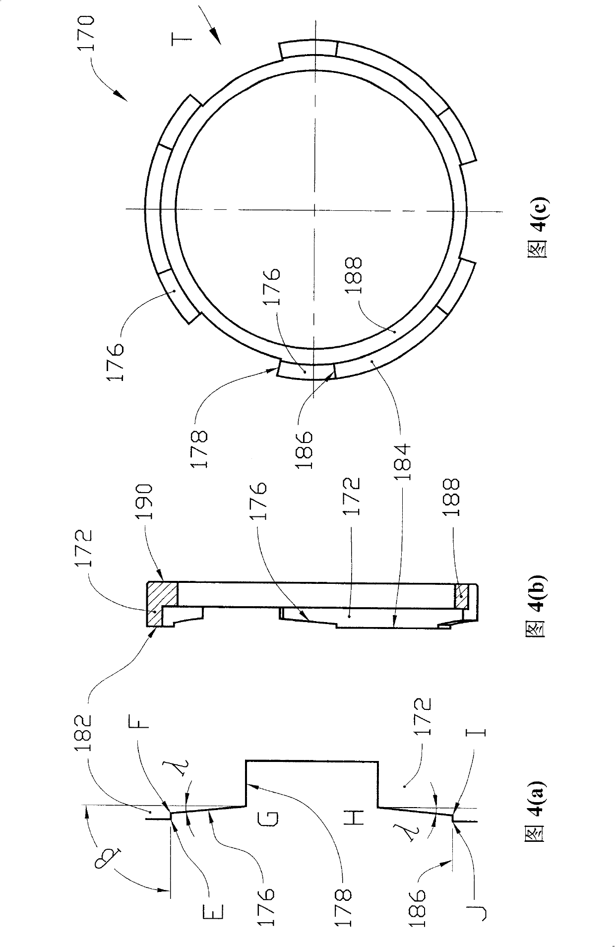 Basic mode jaw self locking speed differential gear