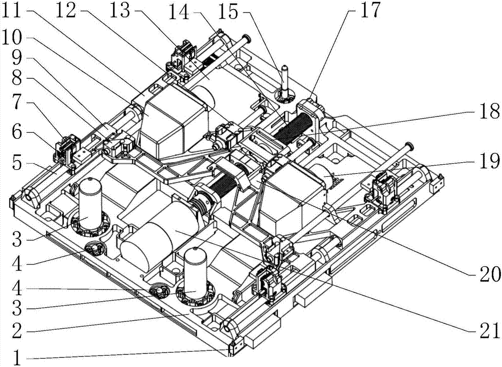 Load docking locking and locking indication interface device for space application