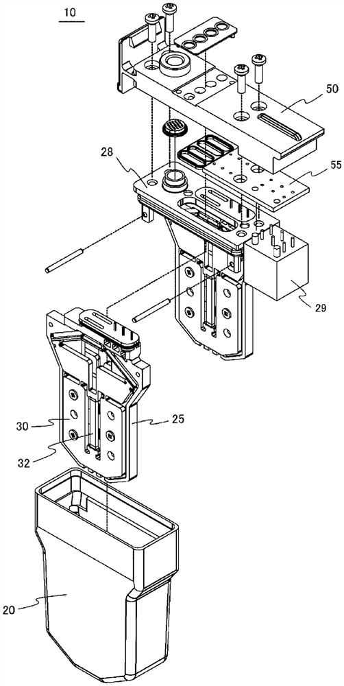 Piezoelectric valve and method for manufacturing said piezoelectric valve