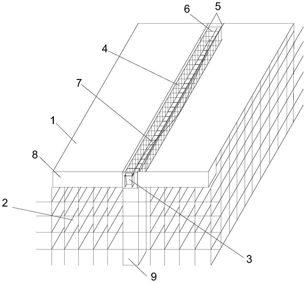 Long-span slow bonded prestressed reinforced concrete beam and its construction method