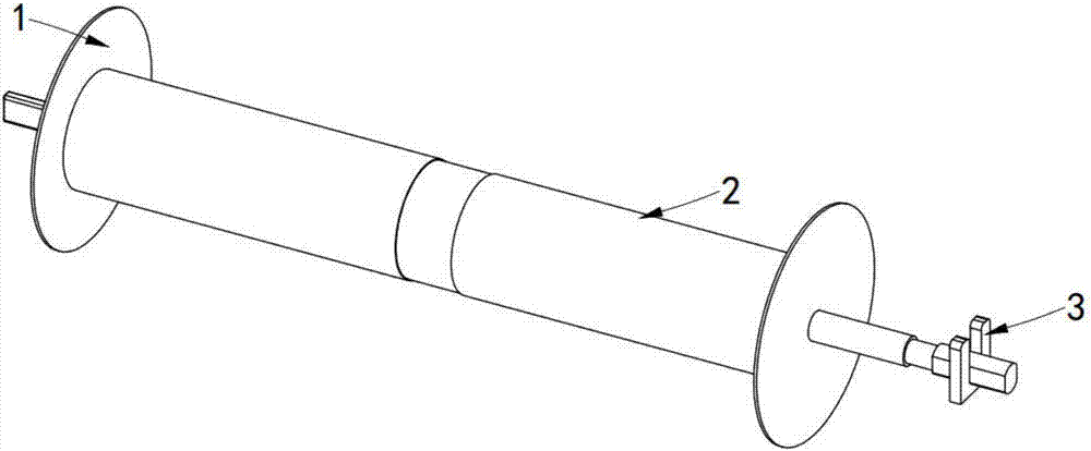 Split-type telescopic roller