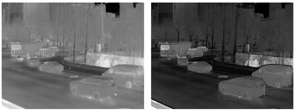 Image-enhanced infrared target detection method