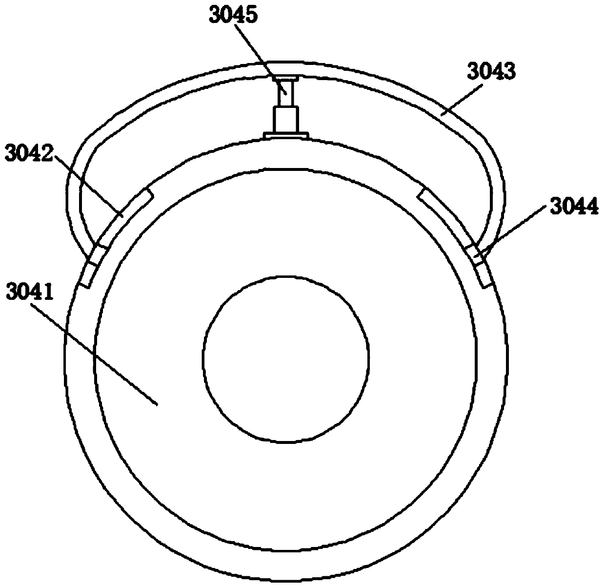 Solid wood composite floor installation and laying auxiliary device for decoration construction and laying method