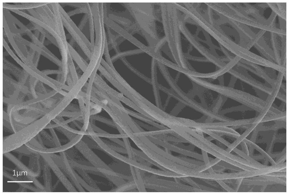 A kind of electret nanofiber filter material and preparation method thereof